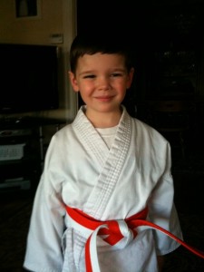 White Orange belt!